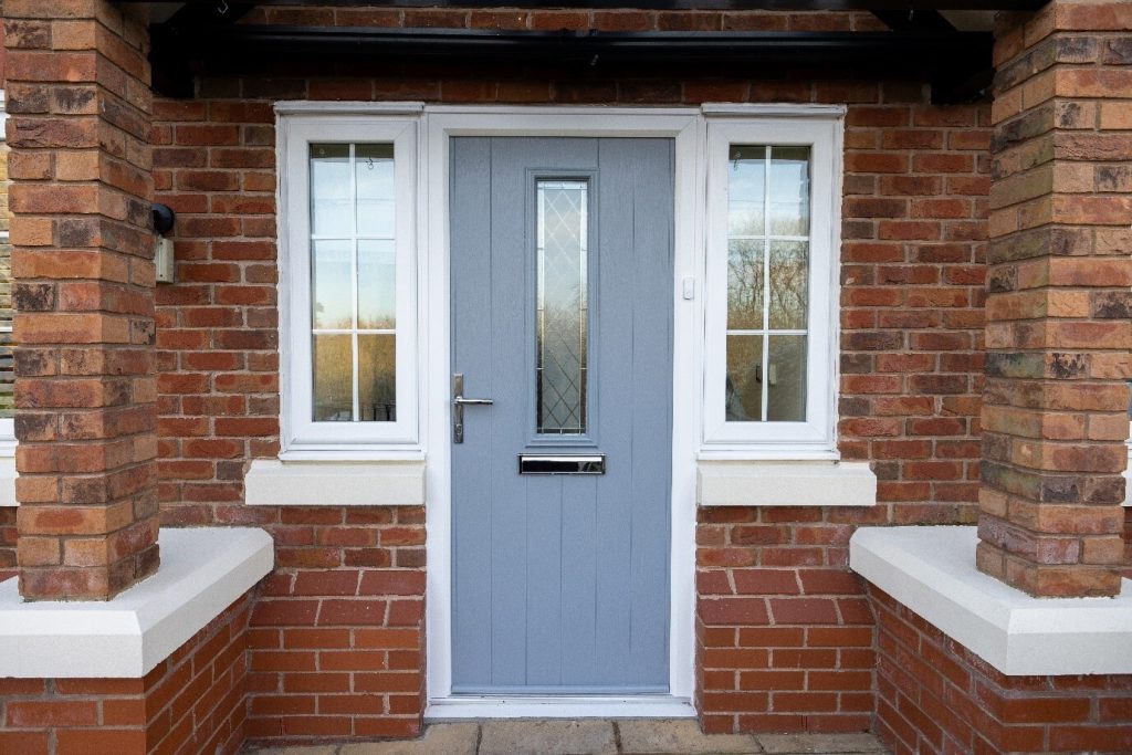 light blue comp door composite door