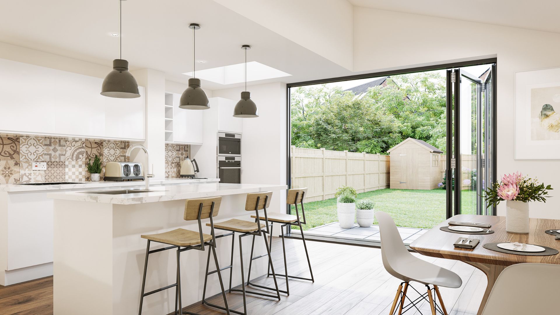 Aluminium bifold doors